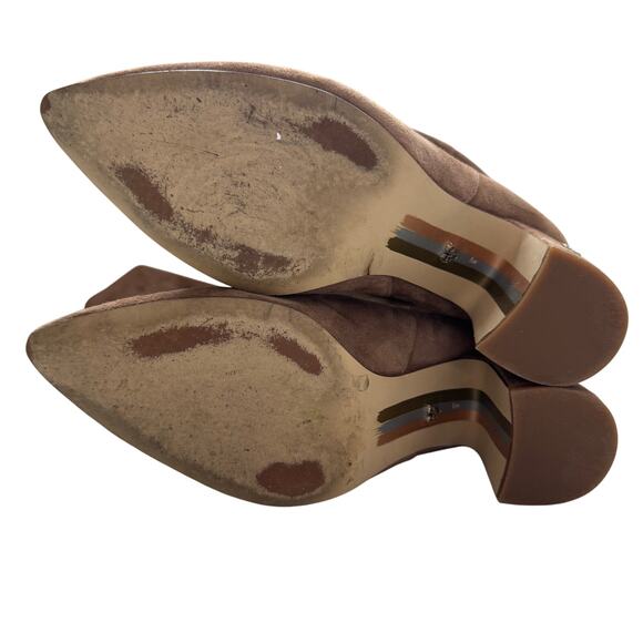 Sam Edelman Hiltin Hai Camel Knee-High Suede Boots 8 - Picture 6 of 10